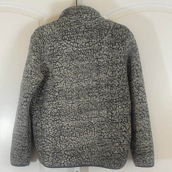 Thread & Supply Fleece Quarter Zip Sherpa Pullover - Womens Size XS - Charcoal - Picture 5 of 5